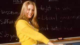 Alicia Silverstone as Cher Horowitz in Clueless, classroom monologue