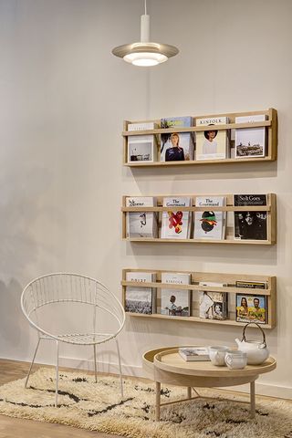 Book shelf in Clerkenwell London.