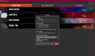 SteelSeries Engine Settings