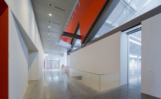 Interior of the Berkeley Art Museum and Pacific Film