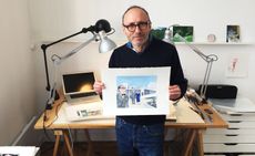 Jean-Philippe Delhomme in his studio