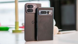 Pixel 9 Pro Fold vs. Pixel Fold rear view