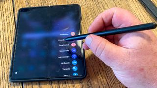 Galaxy Z Fold 3 and S Pen