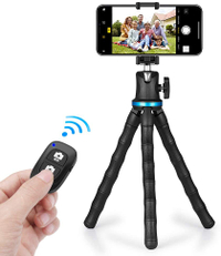 UBeesize 12-inch Flexible Phone Tripod Stand