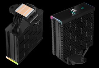 DeepCool CPU air coolers with digital displays