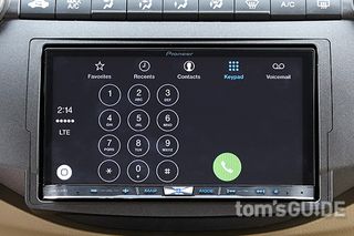 Apple CarPlay's Phone app. Credit: Jeremy Lips/Tom's Guide