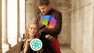 Game of Thrones meme depicting notorious incest couple Jaime and Cersei Lannister as AI LLM tools