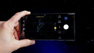 Taking an Astrophoto on a Samsung Galaxy S23 Ultra with sky guide enabled