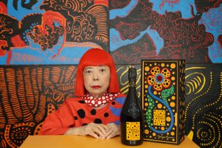 Portrait of Yayoi Kusama with La Grande Dame