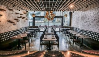 roe canary wharf london restaurant interior