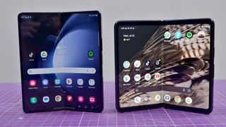 Samsung Galaxy Z Fold 5 and Google Pixel Fold 