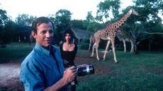 Peter Beard with camera