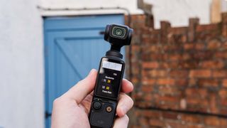 DJI Osmo Pocket 3 held in hand