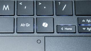 A close-up of the CoPilot+ button on the Asus ProArt PX13's keyboard