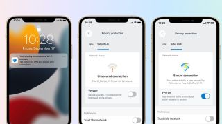 Microsoft Defender Mobile VPN UI