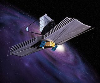 Artist's depiction of NASA's $8.8 billion James Webb Space Telescope, which is scheduled to launch in 2018.