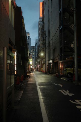 Tokyo street at night