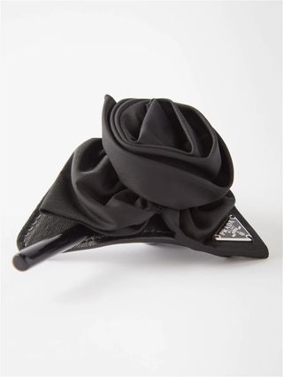 A hair clip by Prada