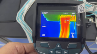 Hardware Busters 12V-2x6 Test, Improper Insertion Temperature