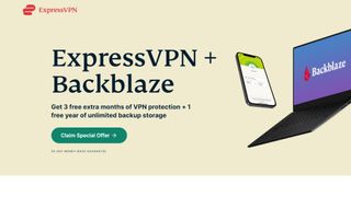 Website screenshot for Backblaze