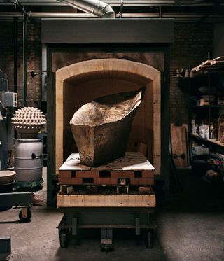 Views of Theaster Gates’ Chicago studio