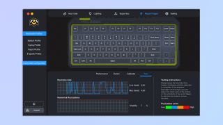 A screenshot of the MelGeek Hive companion software for the MelGeek CYBER01 keyboard