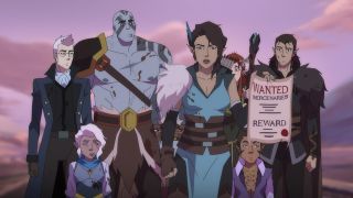 Die Vox Machina-Crew sieht nach einem Kampf in der TV-Adaption von Amazon Prime Video erschöpft aus