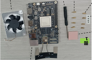 The disassembled Orange Pi Kunpeng Pro