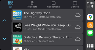 Audible CarPlay screenshot