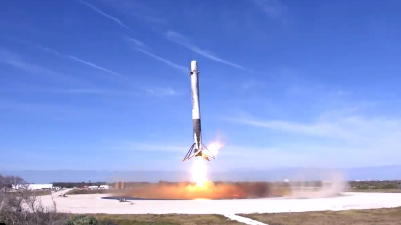 SpaceX CRS-13 Landing