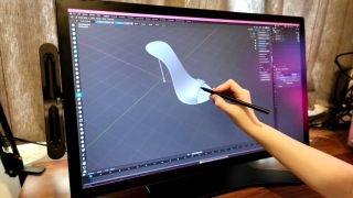 Wacom Cintiq Pro 27 pen display in use