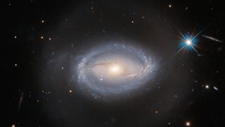 a colorful galaxy-like object in deep space