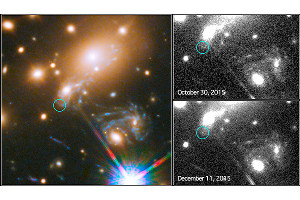 Einstein cross, hubble