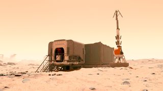 An Outpost on Mars