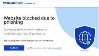 Malwarebytes Premium Plus anti-phishing