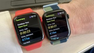 Apple watch vs wacth 6 med fitness oplysninger