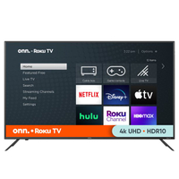 onn. 65-inch LED 4K Roku TV