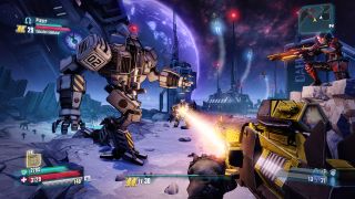 A battle scene from Borderlands: The Pre-sequel