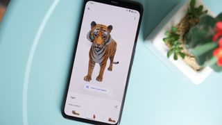 Google 3D animals & AR objects on a Pixel 4a