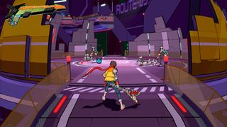 In-game screenshot of Hi-Fi RUSH.