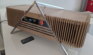 iFi Aurora is a bamboo and aluminium multi-room streamer 