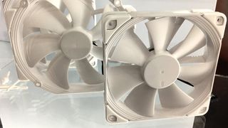 Noctua white fans at Computex 2019