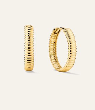 gold hoop earrings