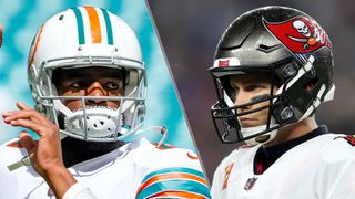 Jacoby Brissett and Tom Brady will face off in the Dolphins vs Buccaneers live stream