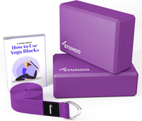 STUHOO yoga blocks and strap: was $15 now $10 @ Amazon