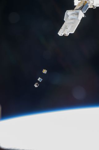 Cubesats Deployed from SSOD