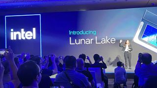 Présentation du SoC Intel Lunar Lake lors d'un événement Intel à Taiwan