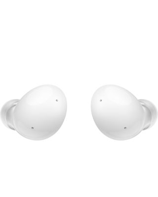 Samsung Galaxy Buds 2 in white render.