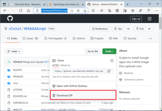 Download WSAGAScript from Github