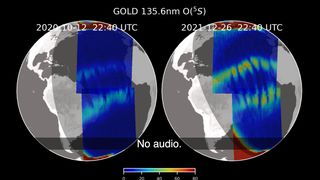 A visualization of plasma bubbles in Earth's ionosphere